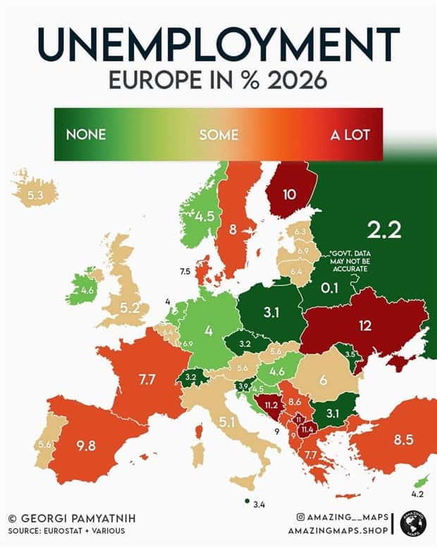 Charts and Maps with Intriguing Data #204 (20 photos)
