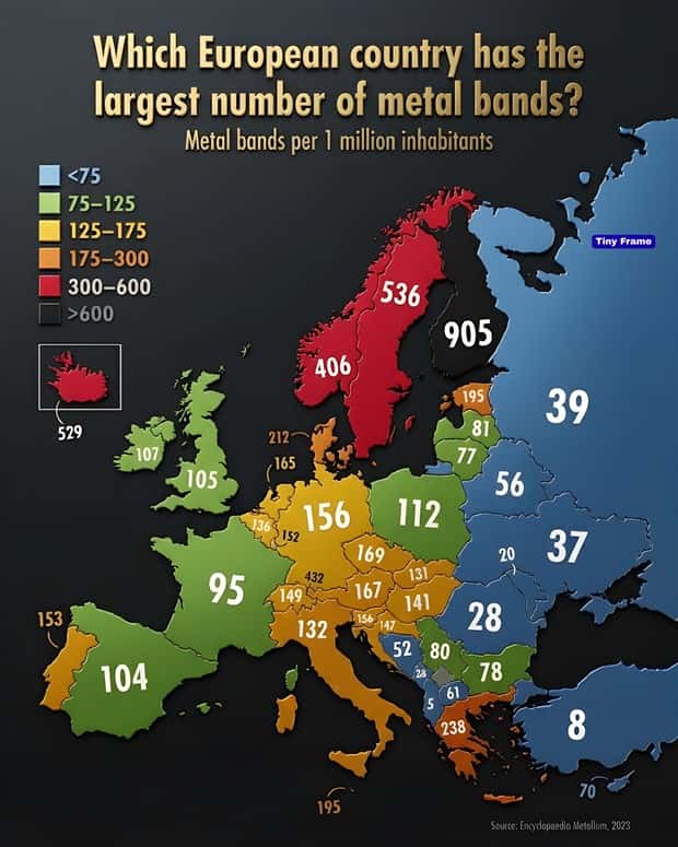 Charts and Maps with Intriguing Data #204 (20 photos)