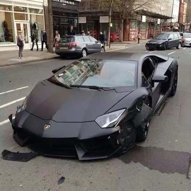 Smashed Supercars Every Driver Hates Seeing (25 photos)