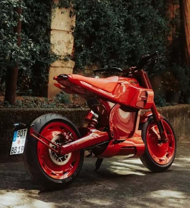 DAB 1a Electric Bike Built For Display (8 photos)