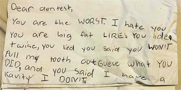 funny kids notes 1 30 Child Written Messages With Unintended Humor (30 photos)