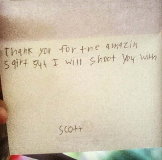 funny kids notes 20 30 Child Written Messages With Unintended Humor (30 photos)