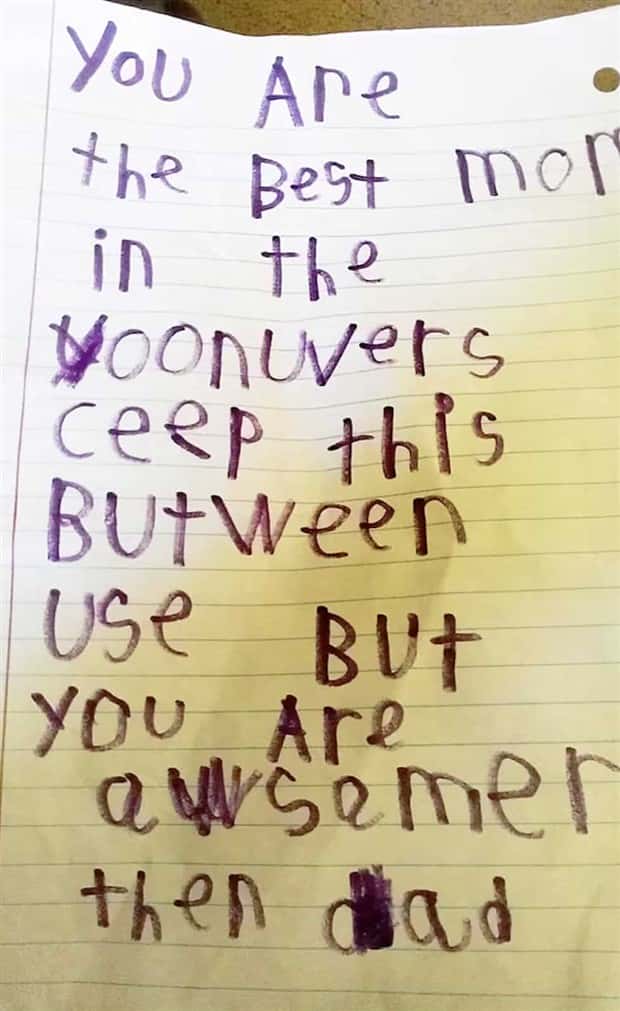 funny kids notes 7 30 Child Written Messages With Unintended Humor (30 photos)