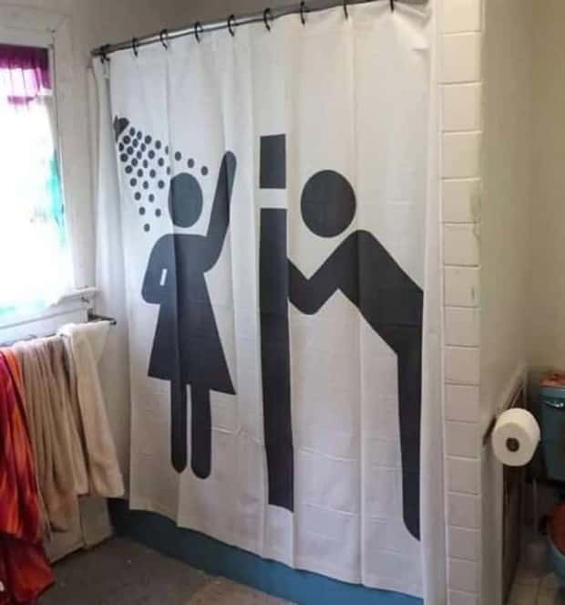 Shower Curtains Are Judgmental Bathroom Art (39 photos)