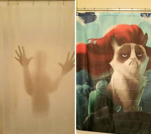 Shower Curtains Are Judgmental Bathroom Art (39 photos)