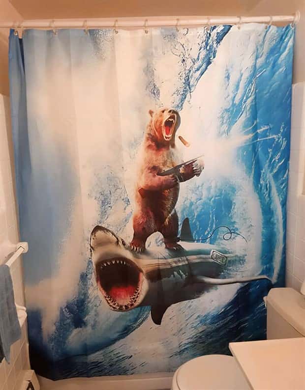 Shower Curtains Are Judgmental Bathroom Art (39 photos)