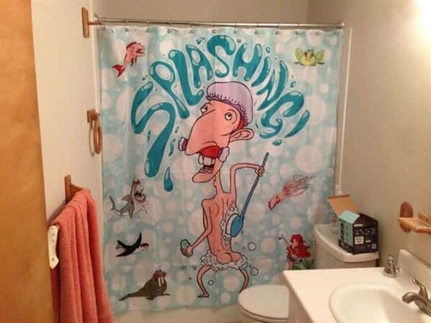 Shower Curtains Are Judgmental Bathroom Art (39 photos)