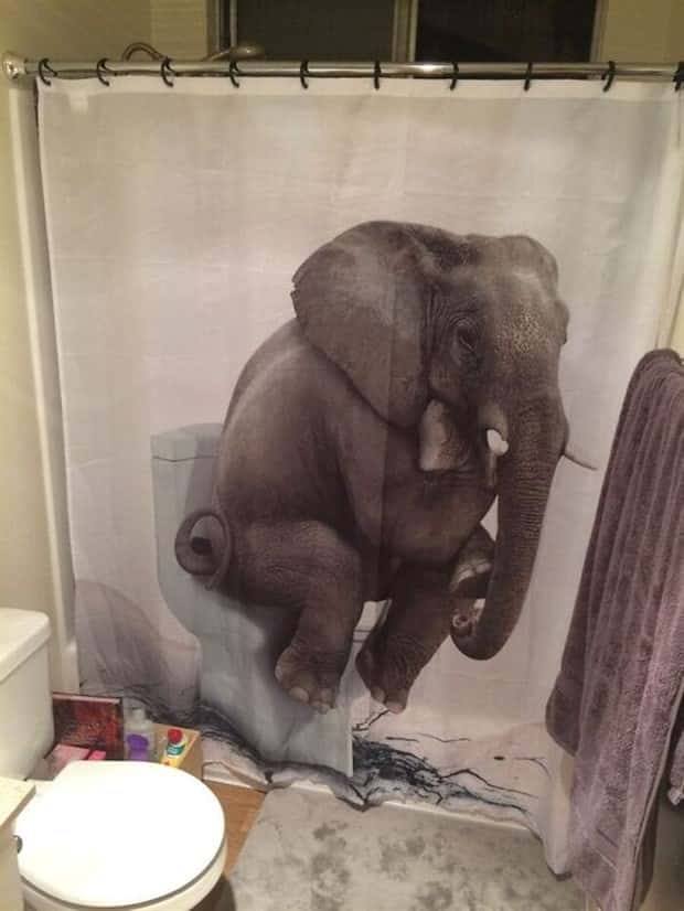 Shower Curtains Are Judgmental Bathroom Art (39 photos)