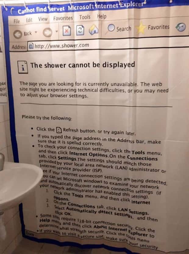Shower Curtains Are Judgmental Bathroom Art (39 photos)