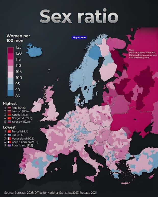 Charts and Maps with Intriguing Data #202 (18 photos)