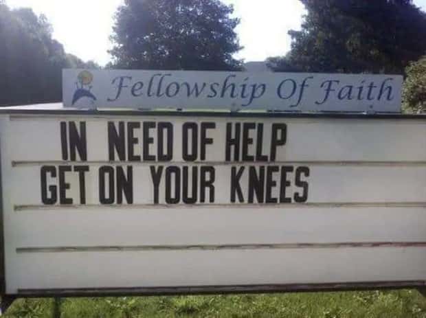 amusing church signs 14 Funny Church Signs That Preach Humor (30 photos)