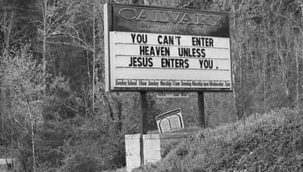 amusing church signs 17 Funny Church Signs That Preach Humor (30 photos)