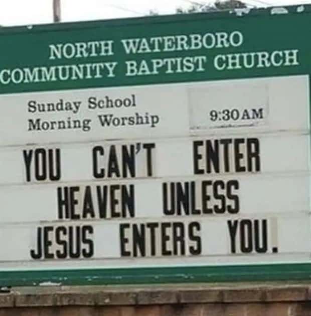 amusing church signs 18 Funny Church Signs That Preach Humor (30 photos)