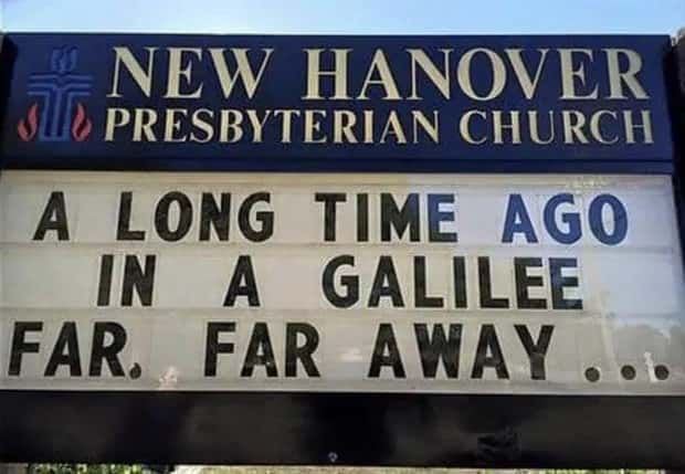 amusing church signs 3 Funny Church Signs That Preach Humor (30 photos)