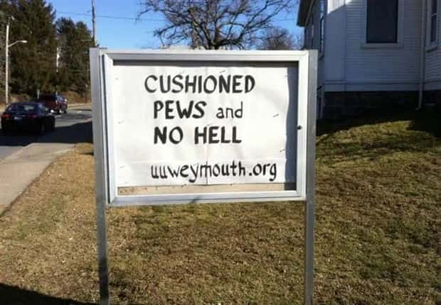 amusing church signs 8 Funny Church Signs That Preach Humor (30 photos)