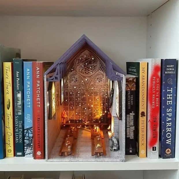 Artistic Bookends With Miniature Dioramas Inside (24 photos)