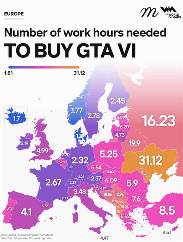 Charts and Maps with Intriguing Data #214 (21 photos)
