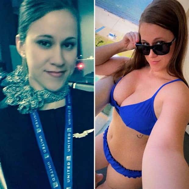 flight attendants without their uniforms 10 Beautiful Flight Attendants Without Their Uniforms (36 photos)