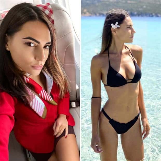 flight attendants without their uniforms 11 Beautiful Flight Attendants Without Their Uniforms (36 photos)