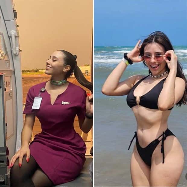 flight attendants without their uniforms 14 Beautiful Flight Attendants Without Their Uniforms (36 photos)