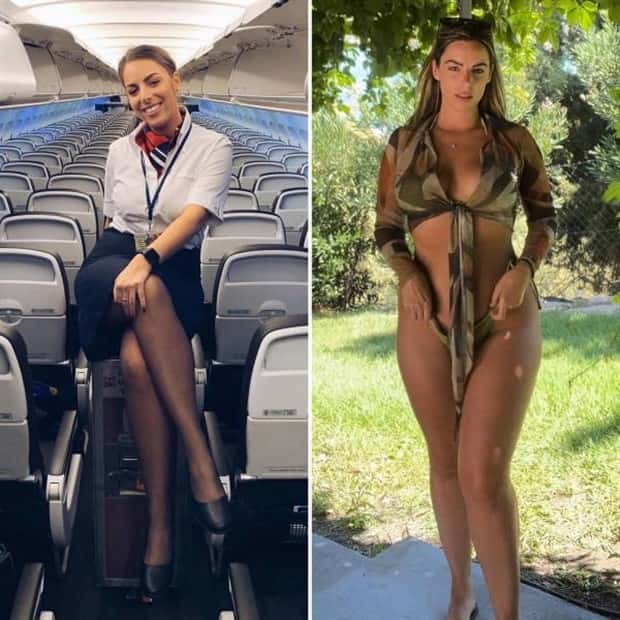 flight attendants without their uniforms 21 Beautiful Flight Attendants Without Their Uniforms (36 photos)