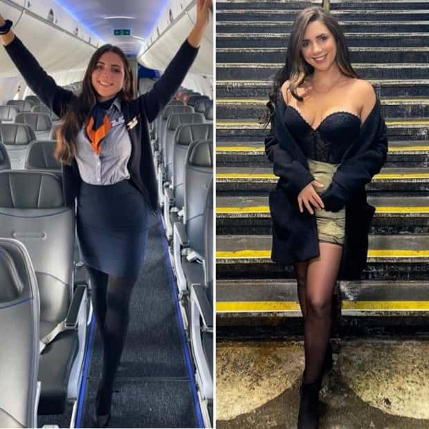 flight attendants without their uniforms 22 Beautiful Flight Attendants Without Their Uniforms (36 photos)