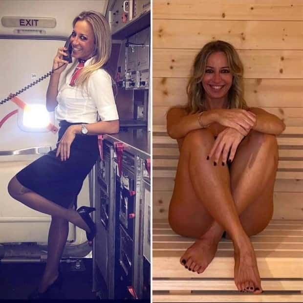 flight attendants without their uniforms 24 Beautiful Flight Attendants Without Their Uniforms (36 photos)