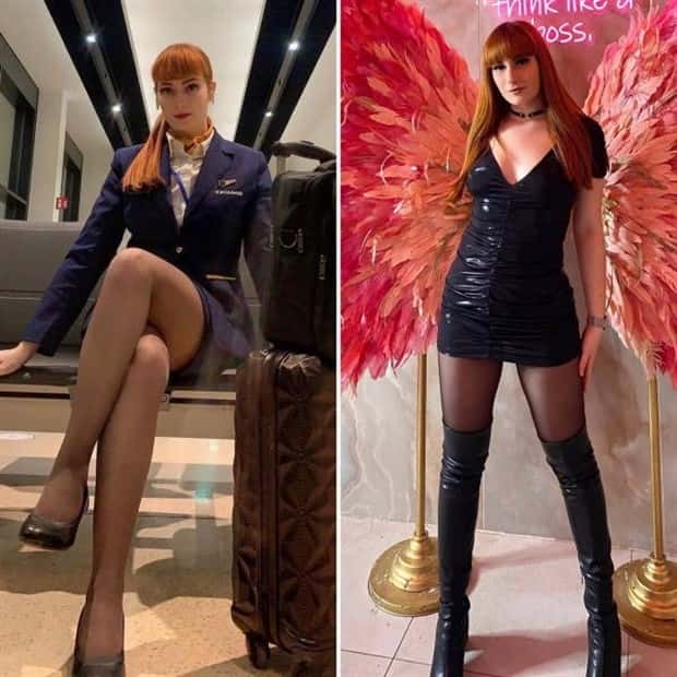 flight attendants without their uniforms 33 Beautiful Flight Attendants Without Their Uniforms (36 photos)