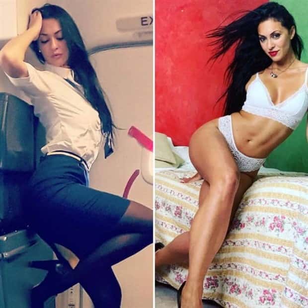 flight attendants without their uniforms 35 Beautiful Flight Attendants Without Their Uniforms (36 photos)