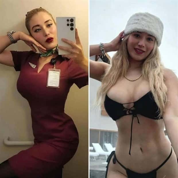 flight attendants without their uniforms 4 Beautiful Flight Attendants Without Their Uniforms (36 photos)