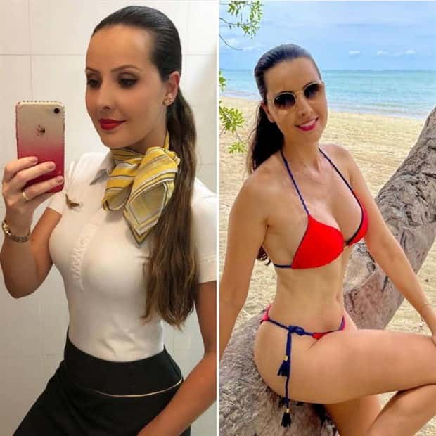 flight attendants without their uniforms 8 Beautiful Flight Attendants Without Their Uniforms (36 photos)