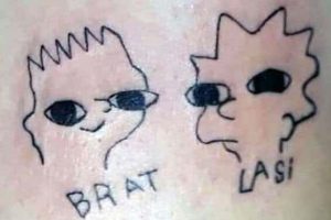 Only Superfans Would Get These Simpsons Tattoos (28 photos)