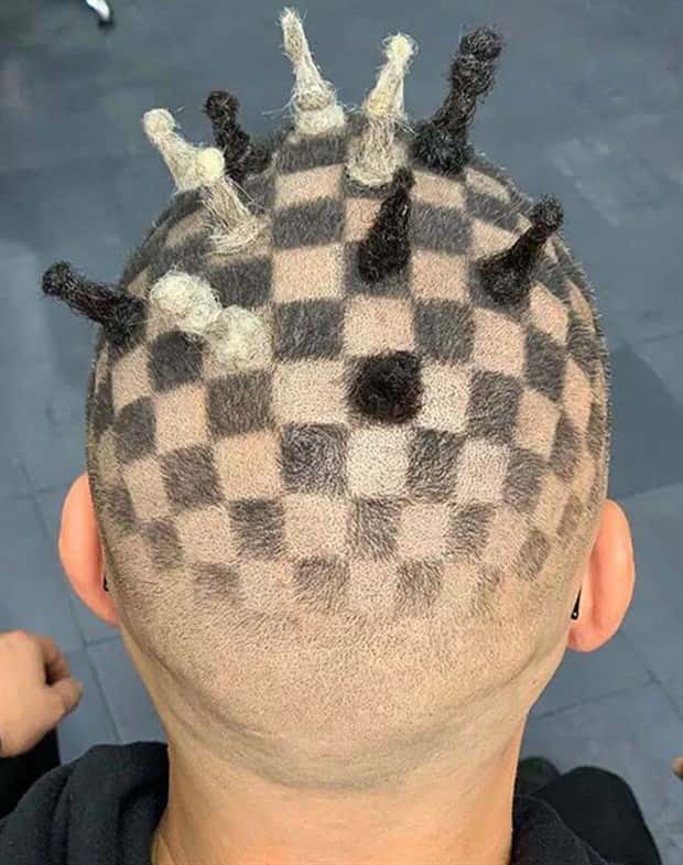 Strange Haircuts that Cannot Go Unnoticed #46 (18 photos)
