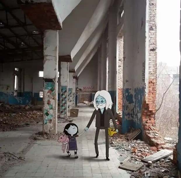 cartoon characters in real world 8 When Cartoon Characters Enter Our World (16 photos)