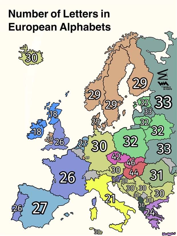 Charts and Maps with Intriguing Data #215 (18 photos)