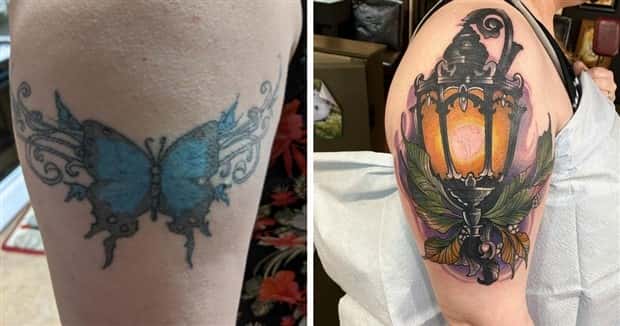 cover up tattoos 10 Cool Cover Up Tattoos That Saved Bad Ink (27 photos)