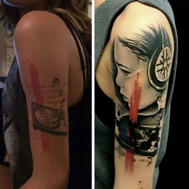 cover up tattoos 19 Cool Cover Up Tattoos That Saved Bad Ink (27 photos)