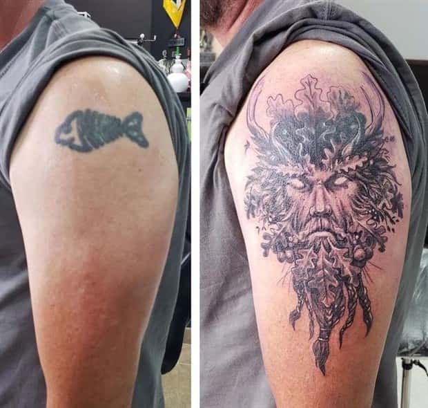 cover up tattoos 20 Cool Cover Up Tattoos That Saved Bad Ink (27 photos)