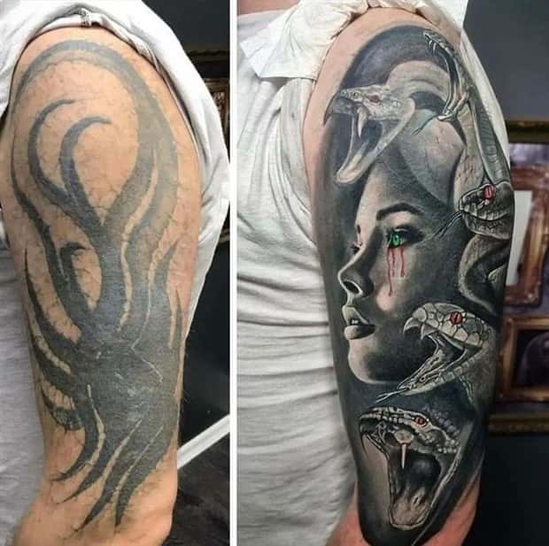 cover up tattoos 22 Cool Cover Up Tattoos That Saved Bad Ink (27 photos)
