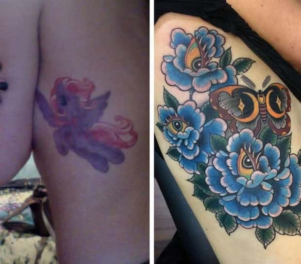 cover up tattoos 24 Cool Cover Up Tattoos That Saved Bad Ink (27 photos)