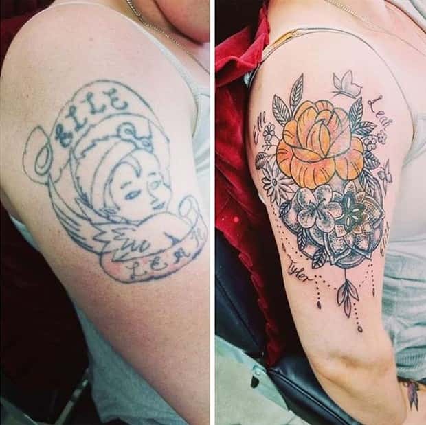 cover up tattoos 27 Cool Cover Up Tattoos That Saved Bad Ink (27 photos)