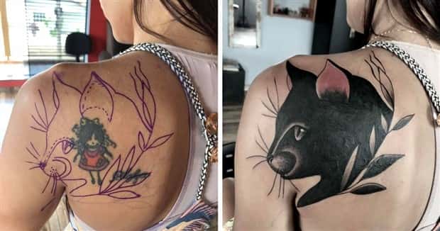 cover up tattoos 8 Cool Cover Up Tattoos That Saved Bad Ink (27 photos)
