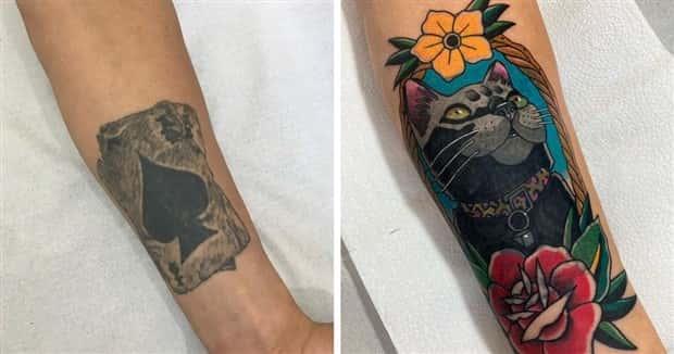 cover up tattoos 9 Cool Cover Up Tattoos That Saved Bad Ink (27 photos)