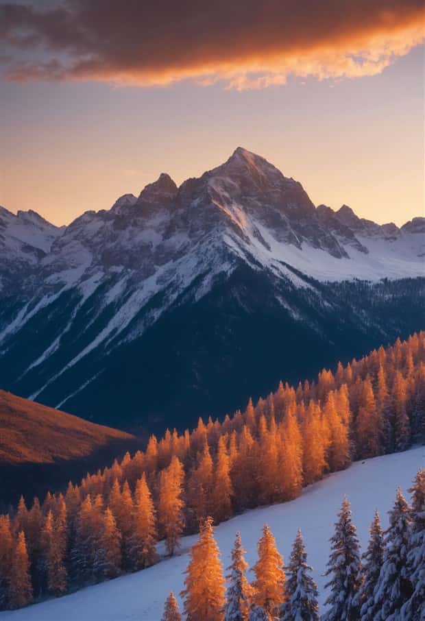 mountains in winter 23 25 Breathtaking Images of Mountains in Winter (25 photos)