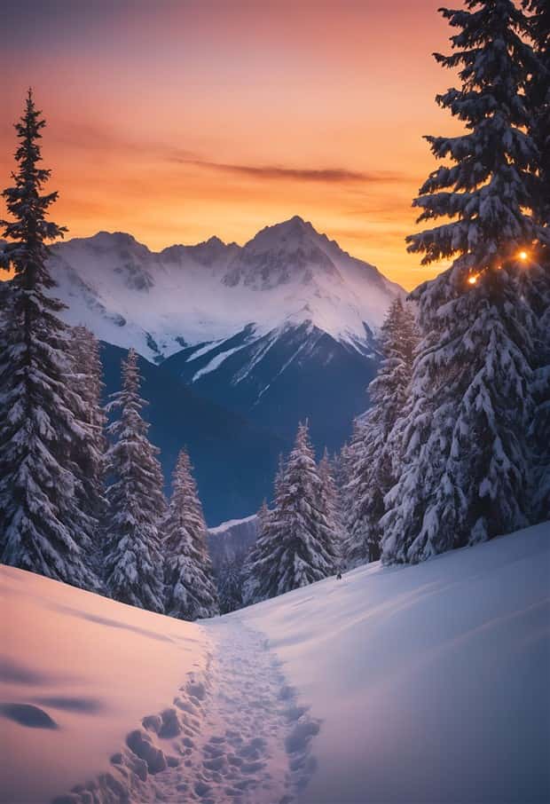 mountains in winter 24 25 Breathtaking Images of Mountains in Winter (25 photos)