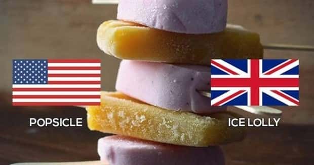 random things british american english 10 Same Things, Different English Expressions (20 photos)