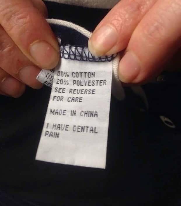 silly clothing tags 6 Funny Secrets Printed on Clothing Tags (20 photos)