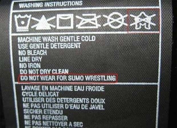 silly clothing tags 9 Funny Secrets Printed on Clothing Tags (20 photos)